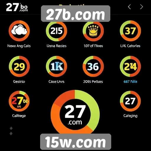 Estatísticas de acesso e usuários ativos do 27b.com